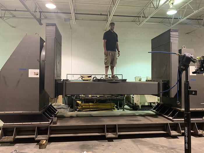 Used PEMA MODEL 5000 CR 11,240 LB CAPACITY 4TH & 5TH AXIS DROP CENTER WELDING POSITIONER OR FOR MACHINING APPLICATIONS