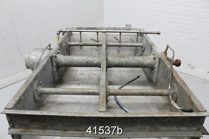 Used Bird JS24 Vibrating Screen, Stainless Steel #41537