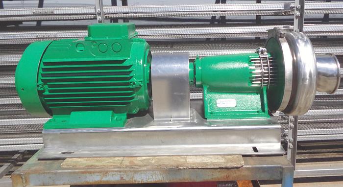Used Pump, Centrif., 20/22 HP, S/st, 4" x 6", Sanitary, S742773