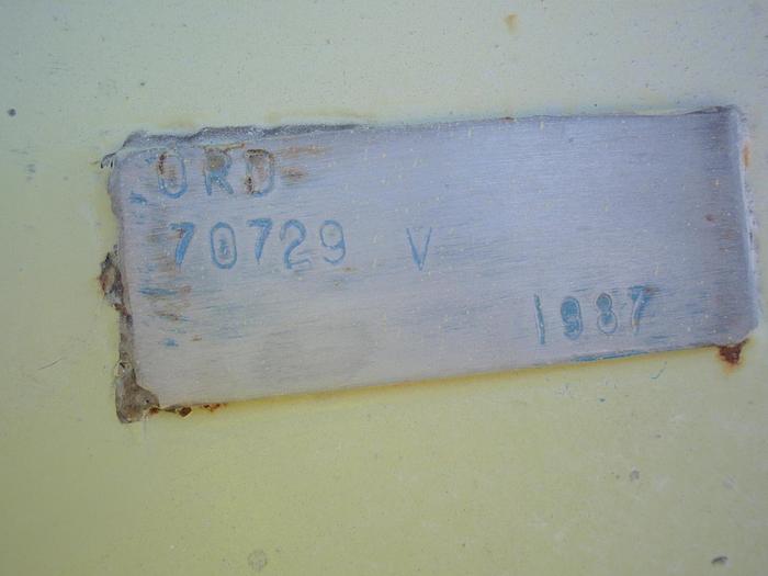 Used Mixer, Littleford, 5 CF, C/St, 15 HP, Van Beek, #S741382