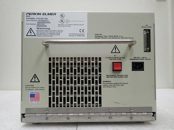 Used Perkin Elmer N8010100 Benchtop Laboratory Heated  48-Well DNA Thermal Cycler 480