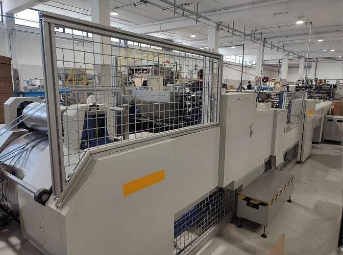 Used (visible in production) 2018 ZENBO ZB 1200CT-430 - Automatic Sheet-feeding Paper Bag Making Machine (gift paper bag)