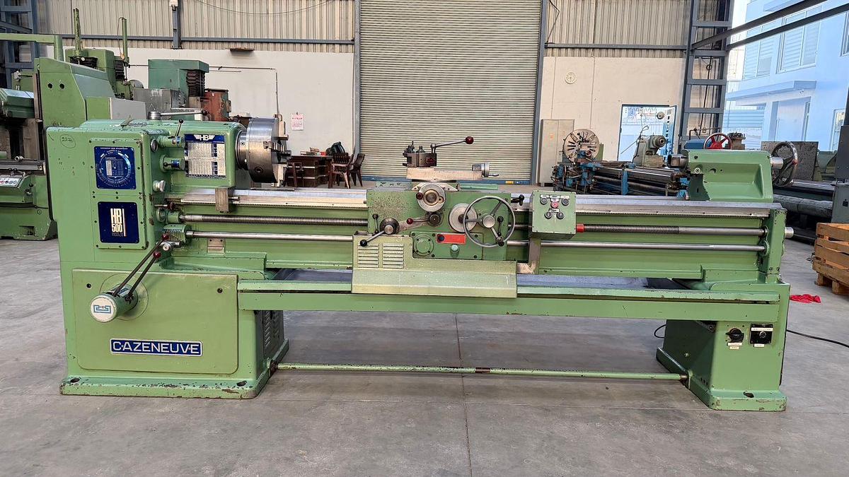 Used Cazeneuve France HB-500 x 2000 mm All Geared Lathe Machine
