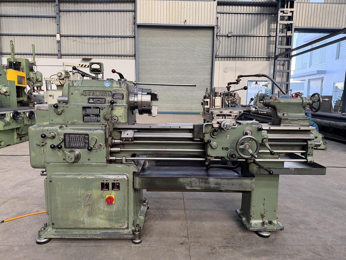 Used Oerlikon Switzerland 1000 mm Length Lathe Machine