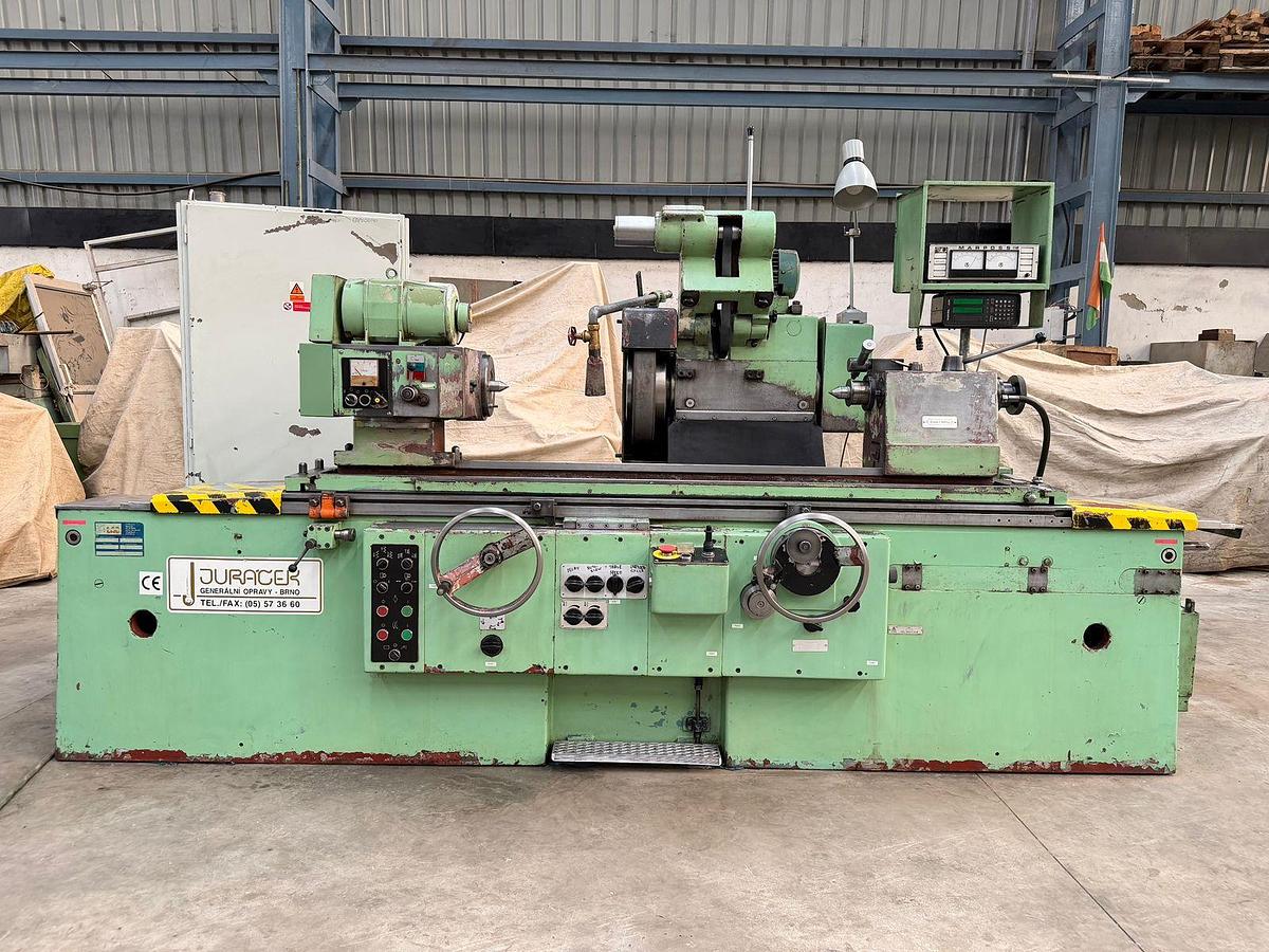 Used TOS Czech BHU-50A  1000 mm Heavy-Duty Universal Cylindrical Grinder