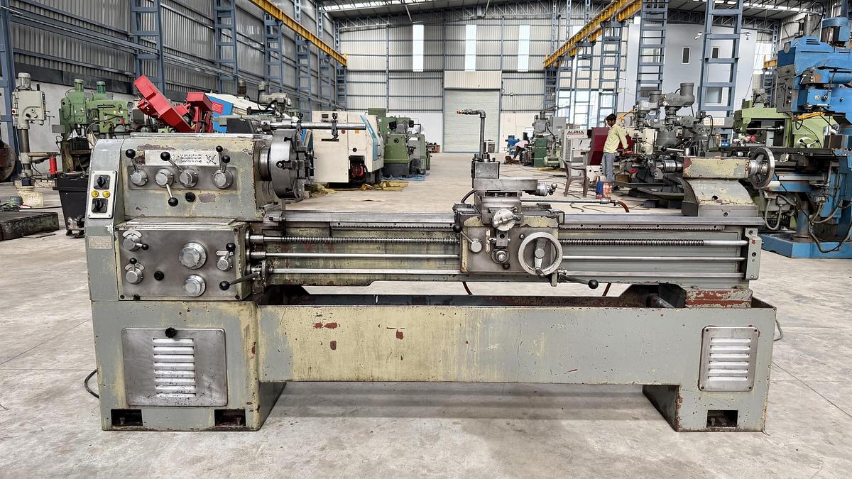 Used Nosotti T. 200/1500 Gap Bed Lathe Machine