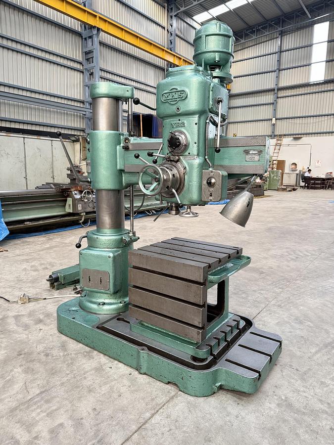 Used MAS Czech VR-2 35 mm Capacity Radial Drilling Machine