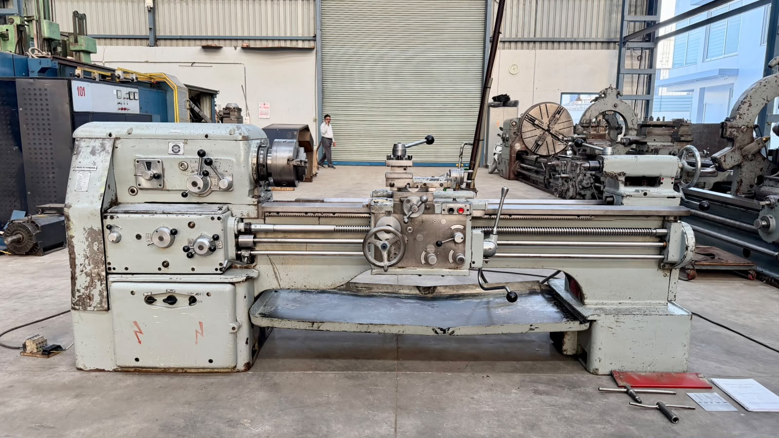 Used MICM-Arad Romania SN400/1500 Heavy-Duty Lathe Machine