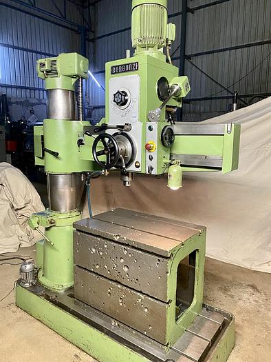 Used Bergonzi FS1000 45 mm Capacity Radial Drilling Machine