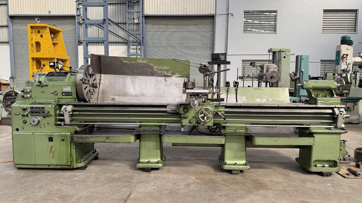 Used Oerlikon Switzerland 3000 mm Length Lathe Machine