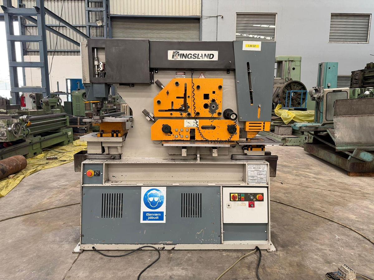 Used Kingsland England Multi-80 Hydraulic Ironworker Machine
