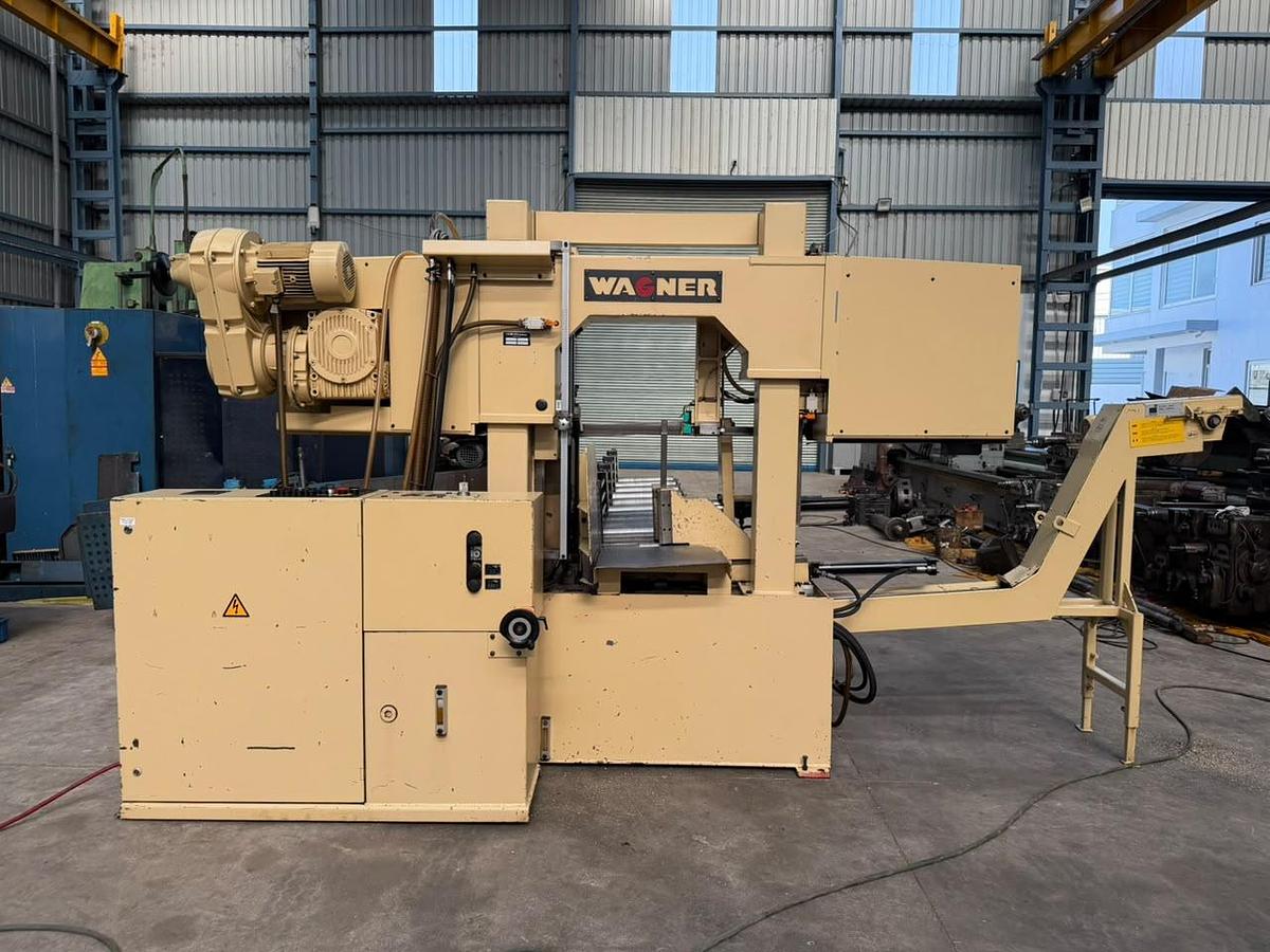 Used Wagner Germany WPB-420A Fully Automatic Double-Column Bandsaw Machine