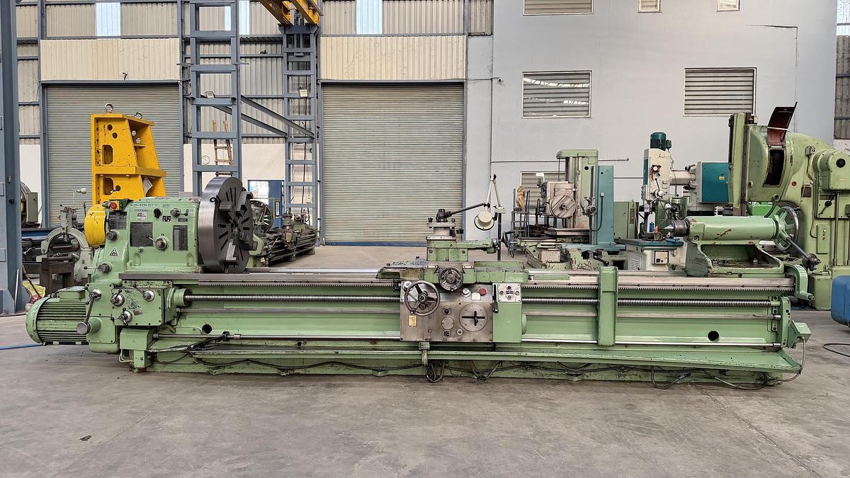 Used TOS Czech SU-80A  3500 mm Heavy Duty Lathe Machine