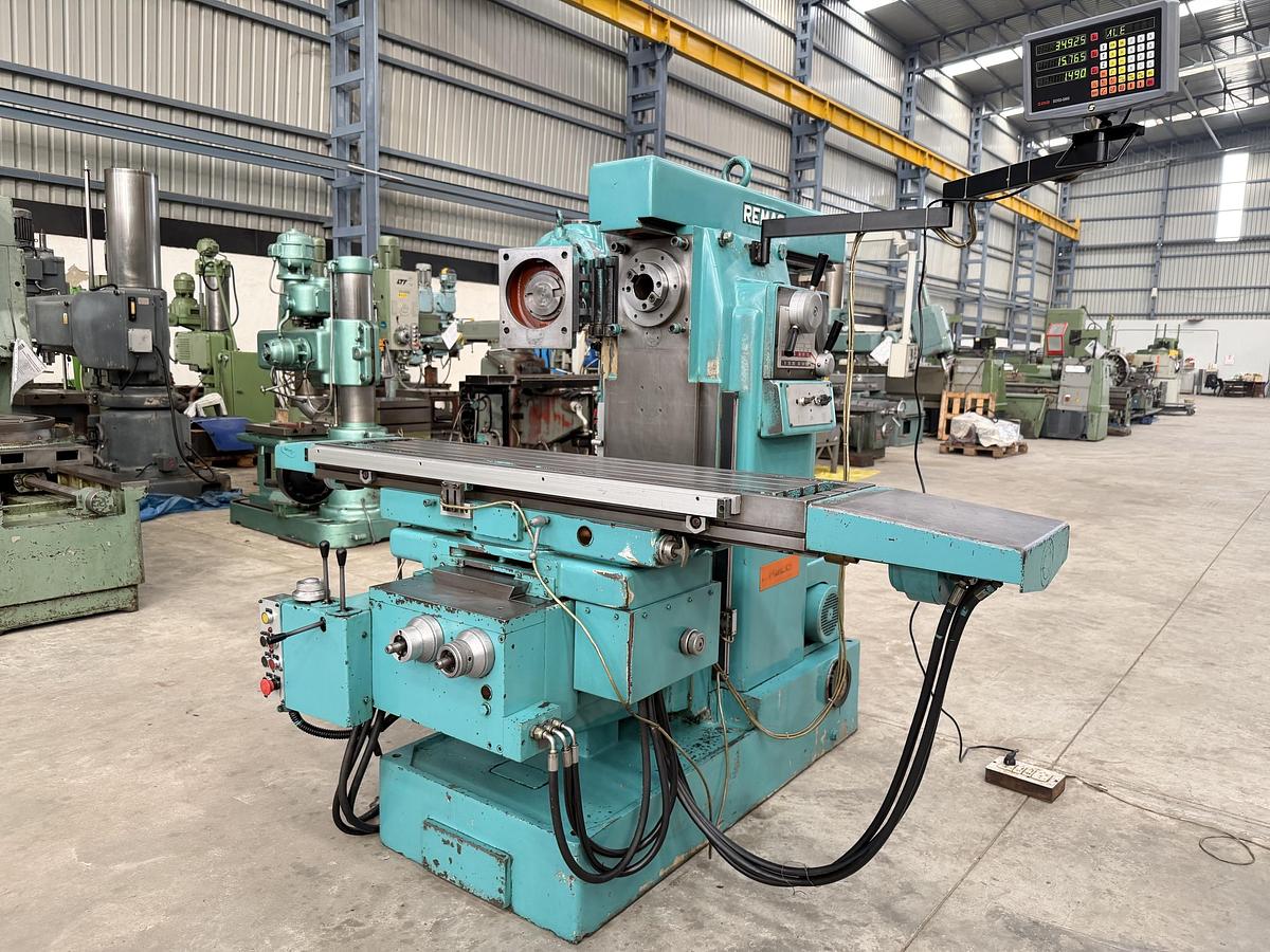 Used Remac Italy 1500 mm x 330 mm Universal Milling Machine