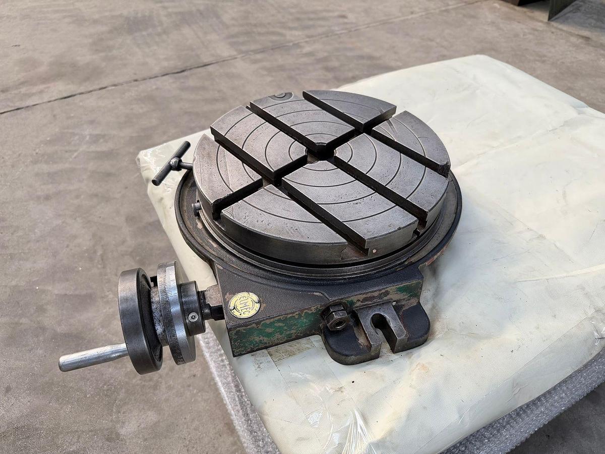 Used Elmec Italy 320 mm Diameter Manual Rotary Indexing Table