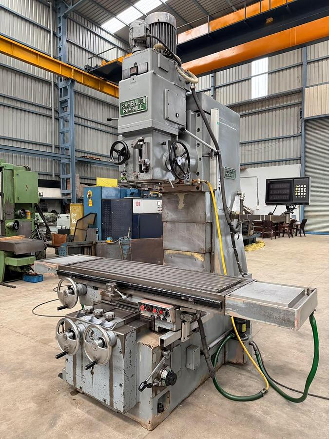 Used Rambaudi Italy RAM-MILL Vertical Bed Milling Machine