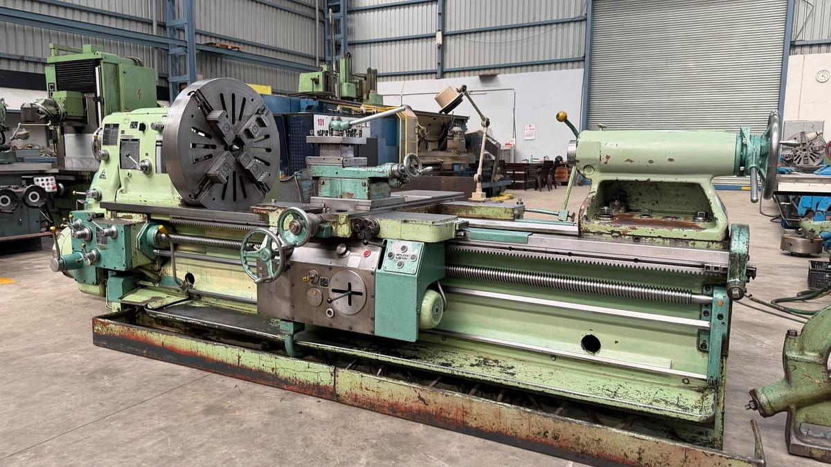 Used TOS Czech SU-80A x 2000 mm Heavy Duty Lathe Machine