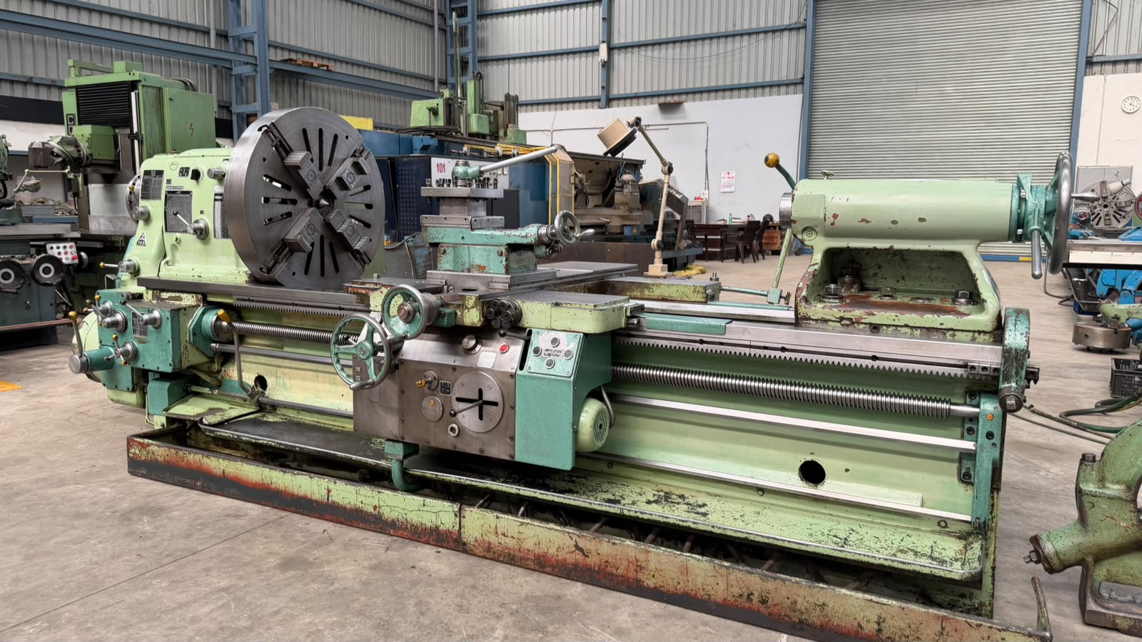 Used TOS Czech SU-80A x 2000 mm Heavy Duty Lathe Machine
