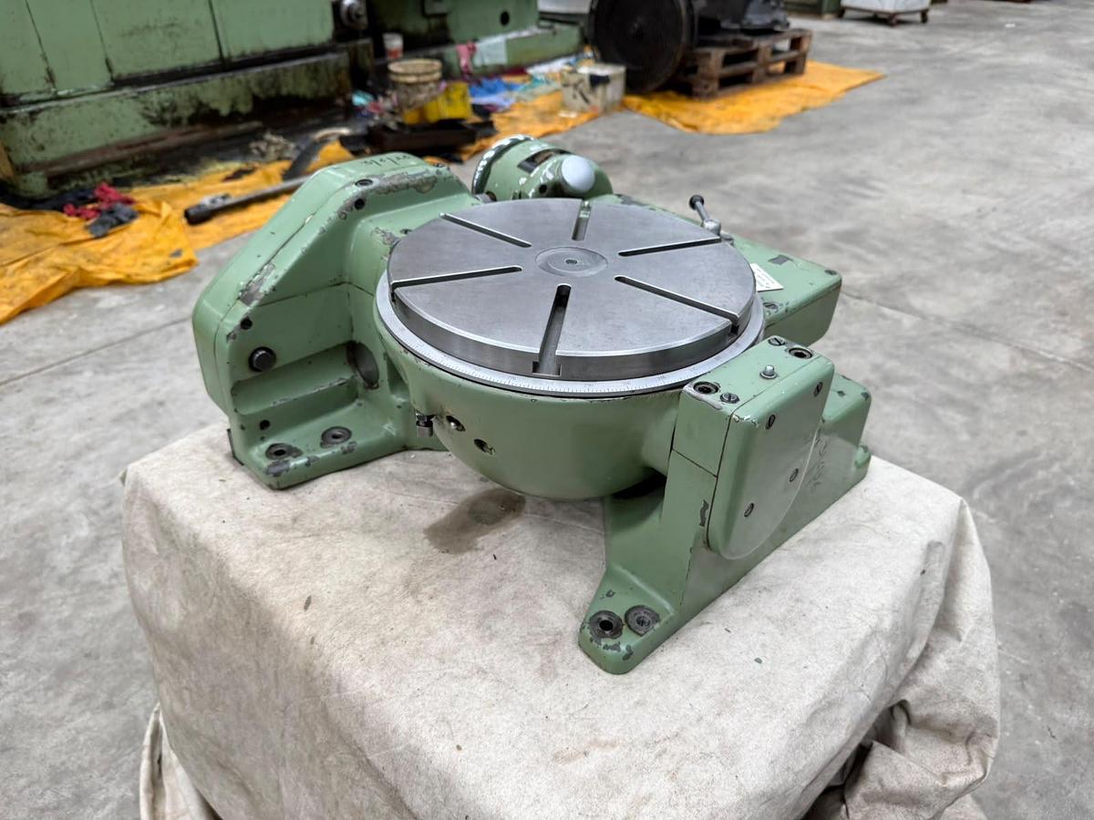 Used WMW Germany 300 mm Diameter Precision Tilting Rotary Table