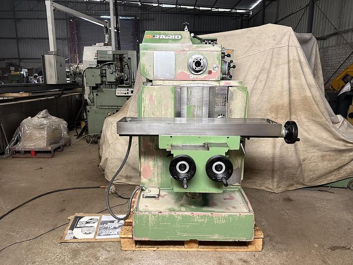 Used Rapid Italy Auto-Cycle Horizontal Slot Milling Machine