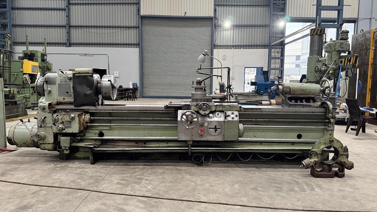 Used TOS Czech SU-63A / 2750 Heavy Duty Lathe Machine