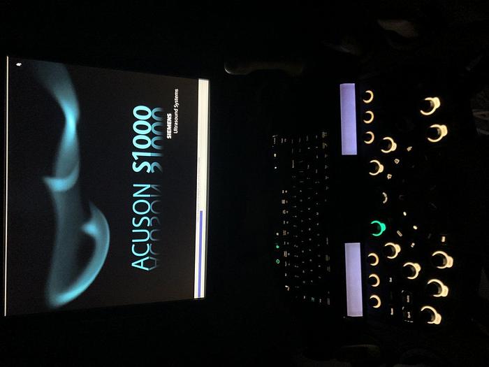Used Siemens Acuson S1000 Ultraschallsystem mit 5 Sonden, Mitsubishi Drucker P95