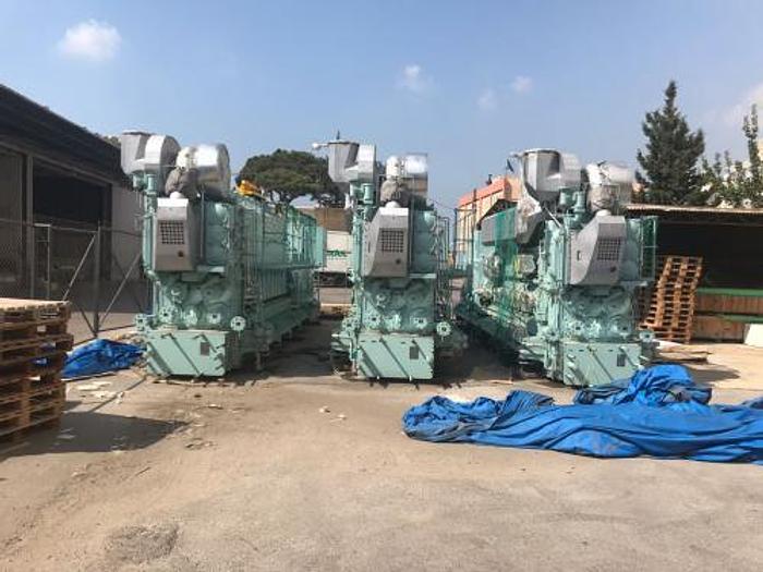 6.3 MW 2014 New Hyundai 9H25/33 HFO Generator Sets
