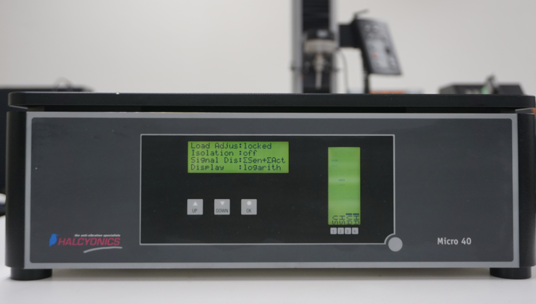 Used Halcyonics  Micro 40 active vibration isolation platform 17.6"x16"