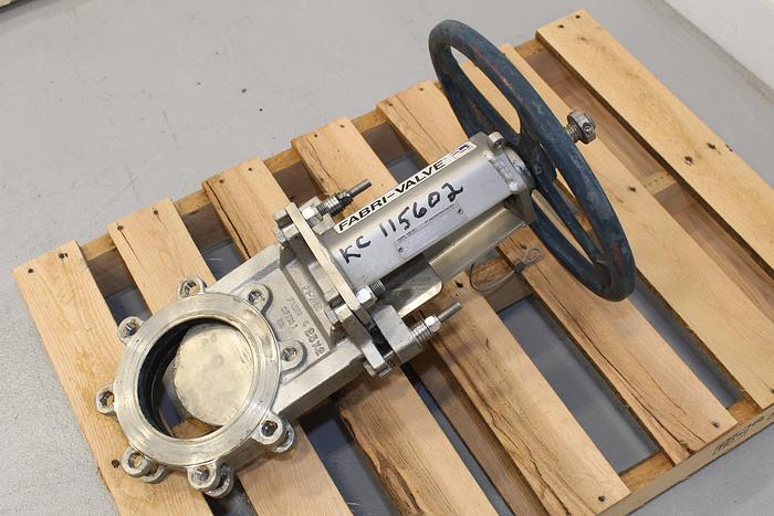 Used Fabri-Valve 6" Hand Operated Knife Gate Valve #43987