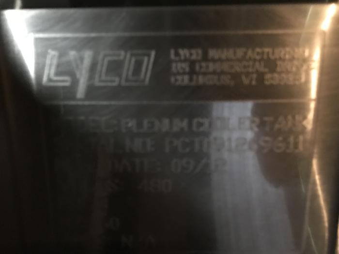 Used LYCO STAINLESS STEEL EASY-FLOW VEGETABLE PASTA PROCESSING HEAT EXCHANGER, USA only @ AMERICA'S STEAM KETTLE HEADQUARTERS ! (STOCK #641)