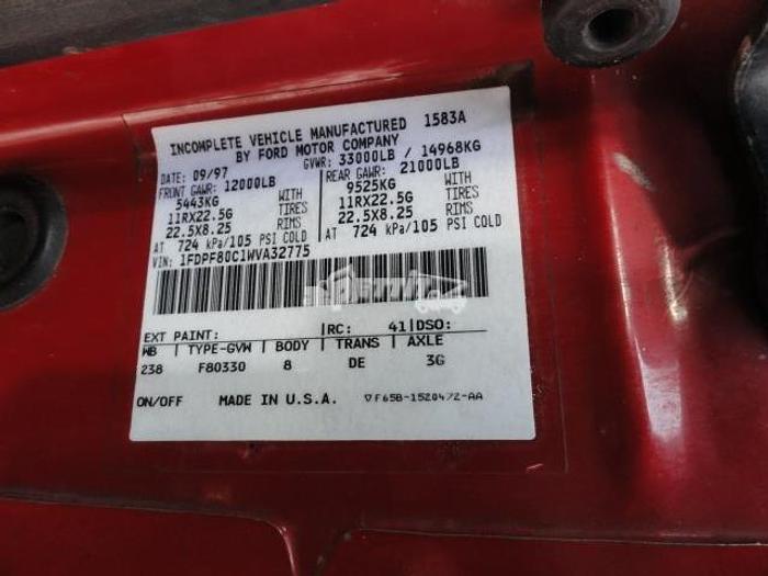 Used 1998 TEREX TC2863