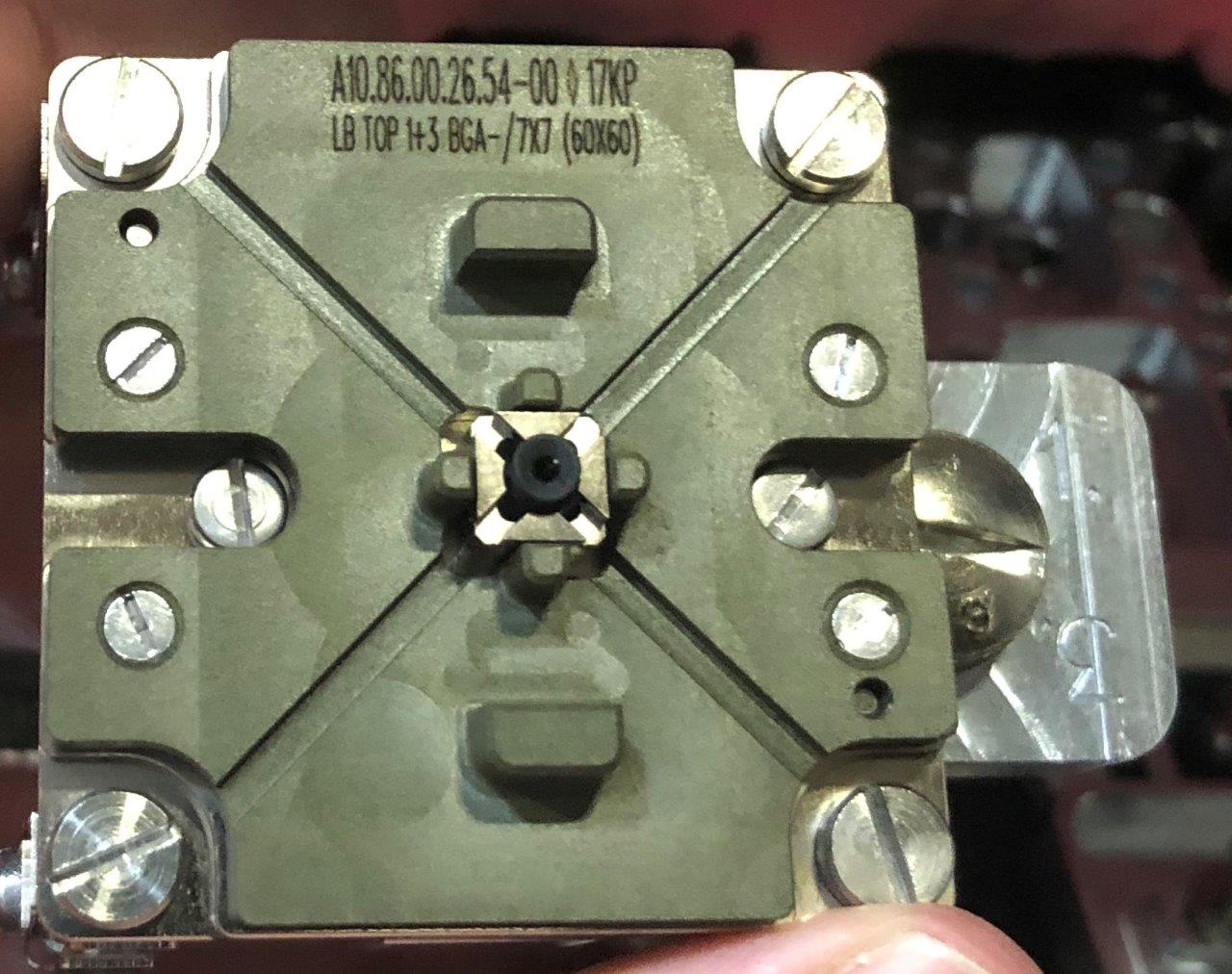 Used Multitest MT9510 Mini kit 120 BGA 7x7x1.2mm Test Handler Kit