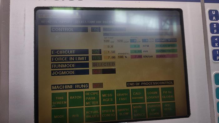 Used Gerteis 3W Polygran Roller Compactor SS