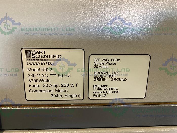 Used Fluke / Hart Scientific 4023 Constant Temperature Calibration Bath 25° to 150°C
