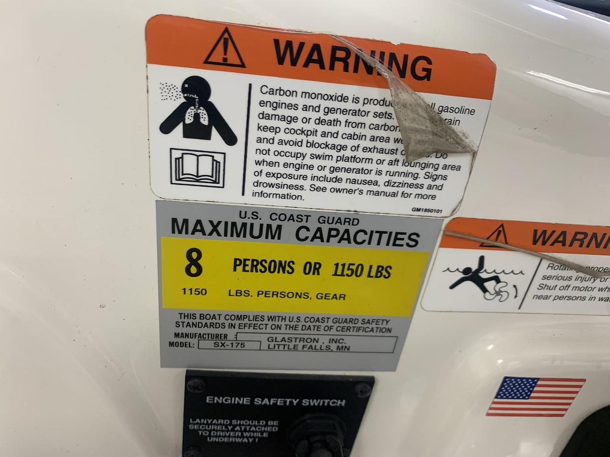 Used 2005 Glastron SX175
