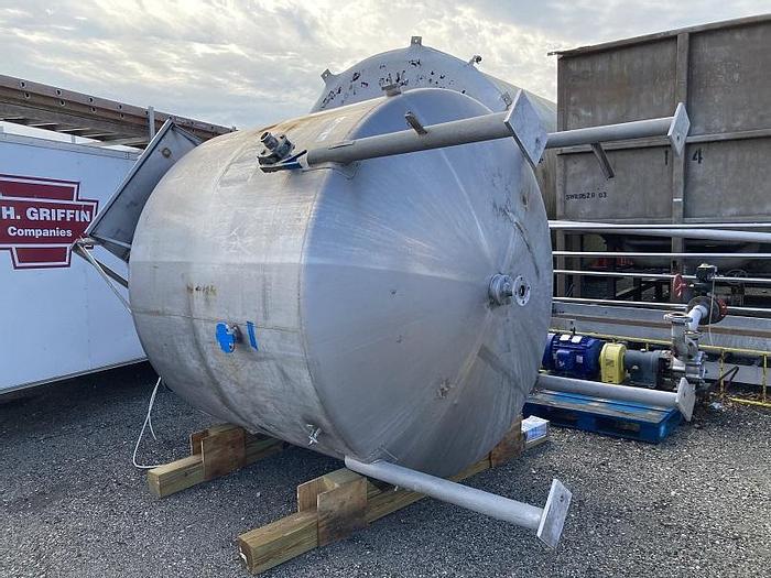Used 1500 GALLON MIX TANK – S/S – 1.74 HP LIGHTNIN (#9711)