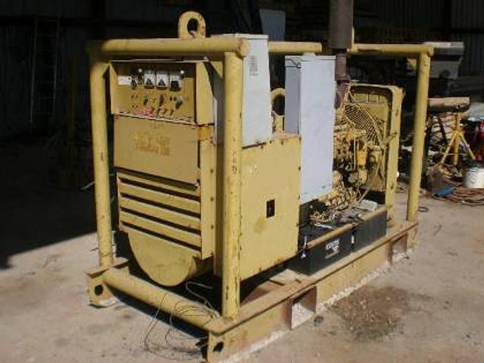 1984 Caterpiller 105 KW Skid Mounted Diesel Generator