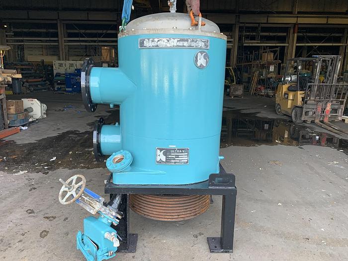 Used BLACK CLAWSON UV-400 PRESSURE SCREEN STAINLESS STEEL, PERFORATED BASKET