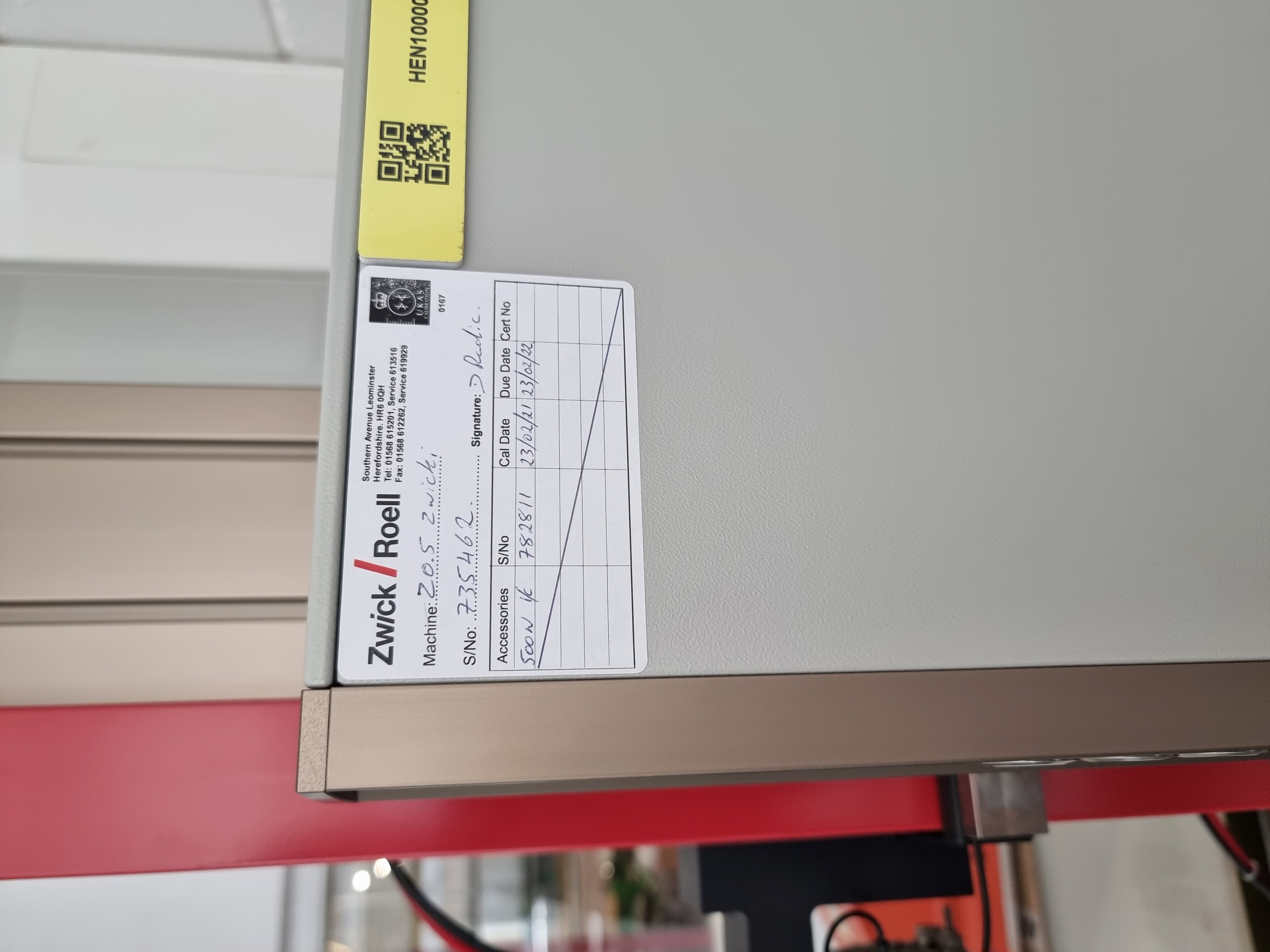 Used Zwick Roell 500N zw icki Tensile Tester