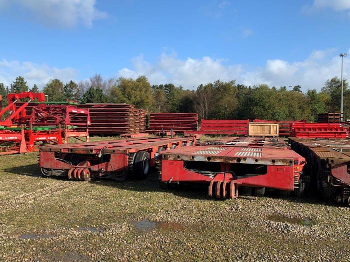 Used Nicolas Modular Trailer, 12 axle Line x 3m Wide