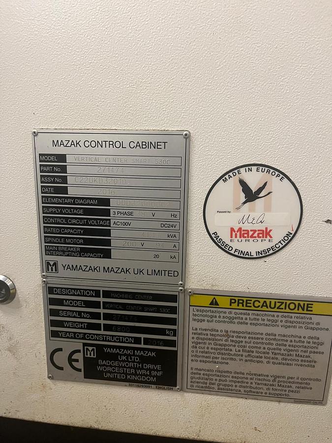 Usato 2016 MAZAK SMART 530C