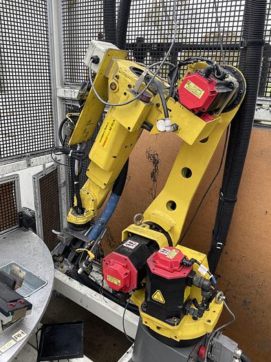 Used FANUC M10IA DUAL ARM ROBOTIC FOAM CELL WITH A/B SIDED INDEX TABLE/COULD CONVERT TO WELD CELL