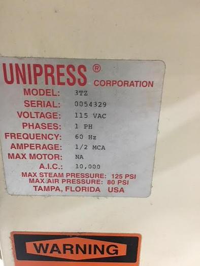 Used 2000 UNIPRESS CUFF AND COLLAR 3TZ
