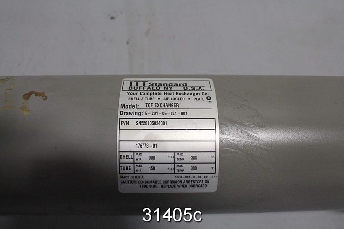 Unused ITT Standard TCF Shell And Tube Exchanger #31405