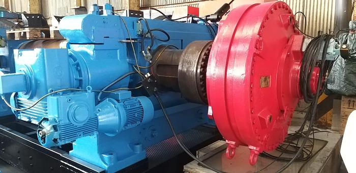 Used Iddon (UK) 2100mm x 660mm dia two roll mill