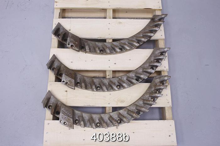 Used Fiberprep Scavenger Size III Rotor Vane Segments #40388