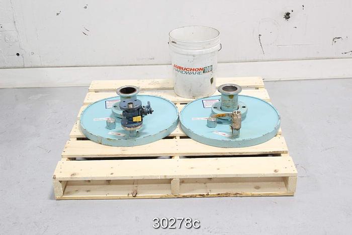 Used Alpha Laval 1-H Spiral Heat Exchanger #30278