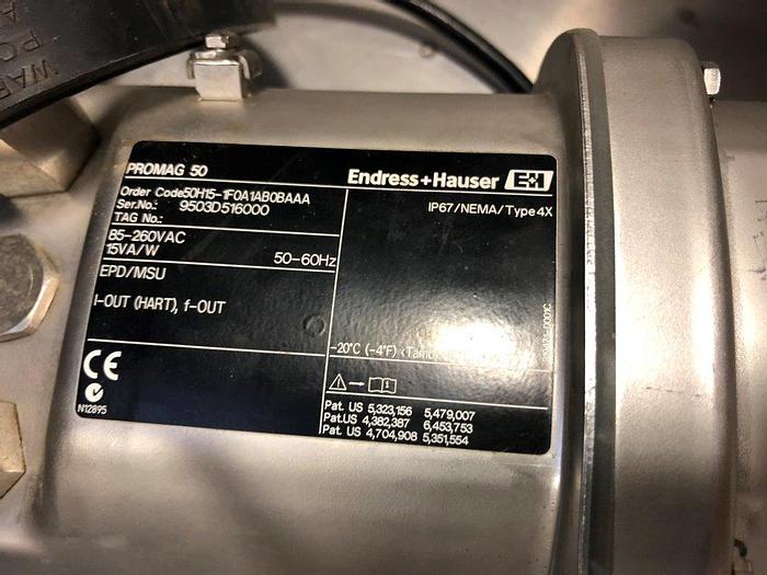 Used Meter, Flow, Endress Hauser, ProMag 50H #C742076
