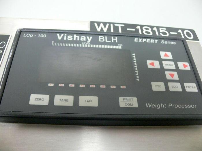 For parts or not working Vishay BLH LCp-100 Expert Series Weight Processor In Stainless Steel Enclosure