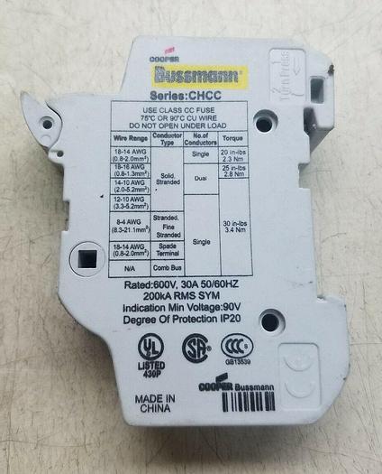 Used BUSSMANN CHCC